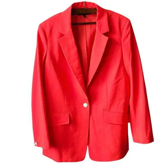RAG & BONE Ames Wool Blend Neon Blazer10